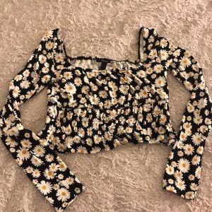 Sunflower crop top